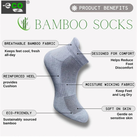 Generic 4_Pair Set Unisex Casual Cotton Printed Ankle Length Socks (Multicolor)