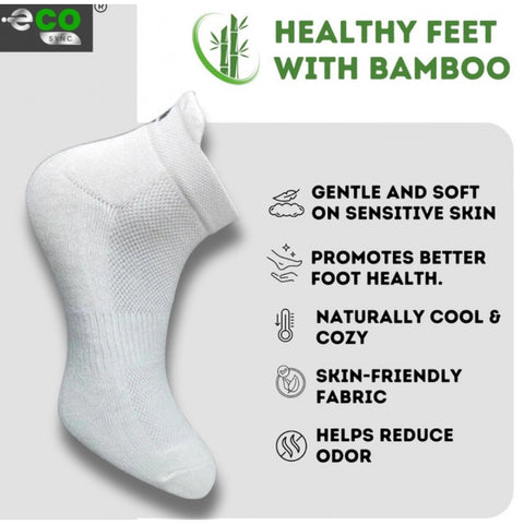 Generic 4_Pair Set Unisex Casual Cotton Printed Ankle Length Socks (Multicolor)