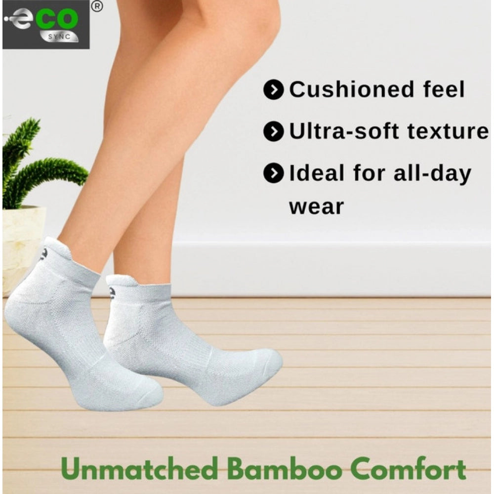 Generic 4_Pair Set Unisex Casual Cotton Printed Ankle Length Socks (Multicolor)