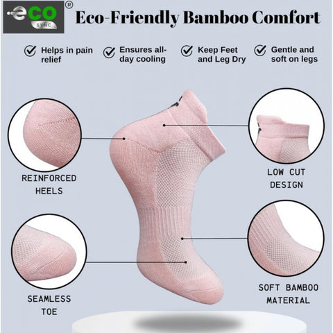 Generic 4_Pair Set Unisex Casual Cotton Printed Ankle Length Socks (Multicolor)