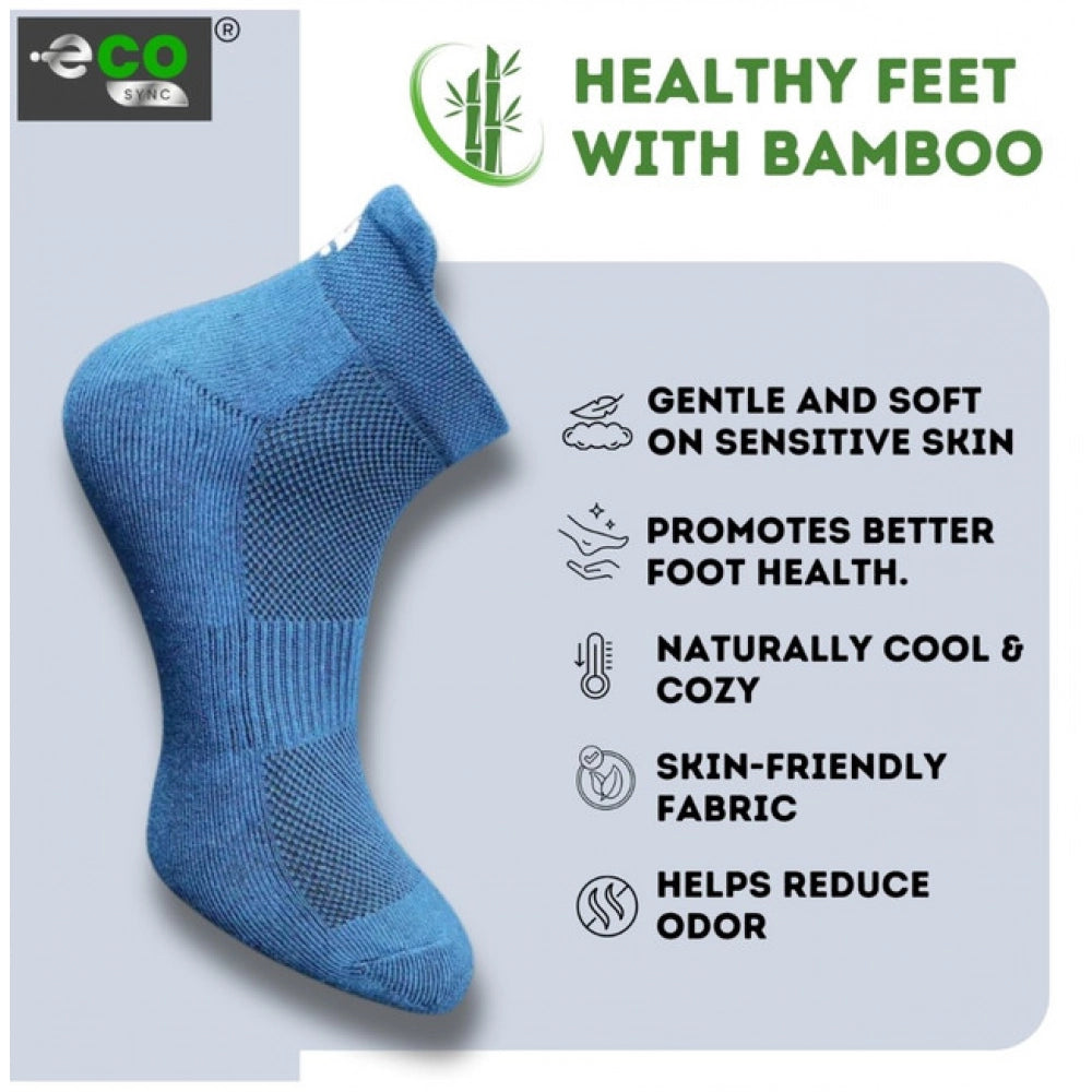 Generic 4_Pair Set Unisex Casual Cotton Printed Ankle Length Socks (Multicolor)