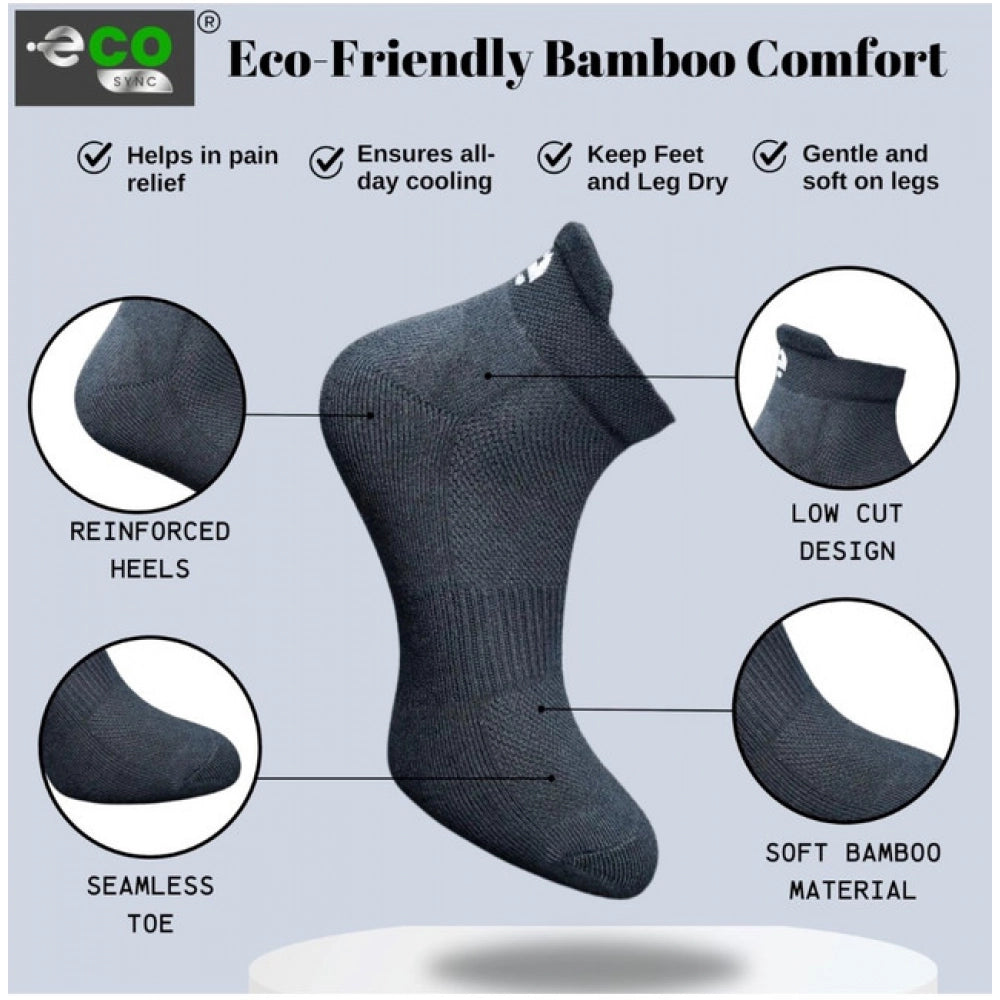 Generic 4_Pair Set Unisex Casual Cotton Printed Ankle Length Socks (Multicolor)