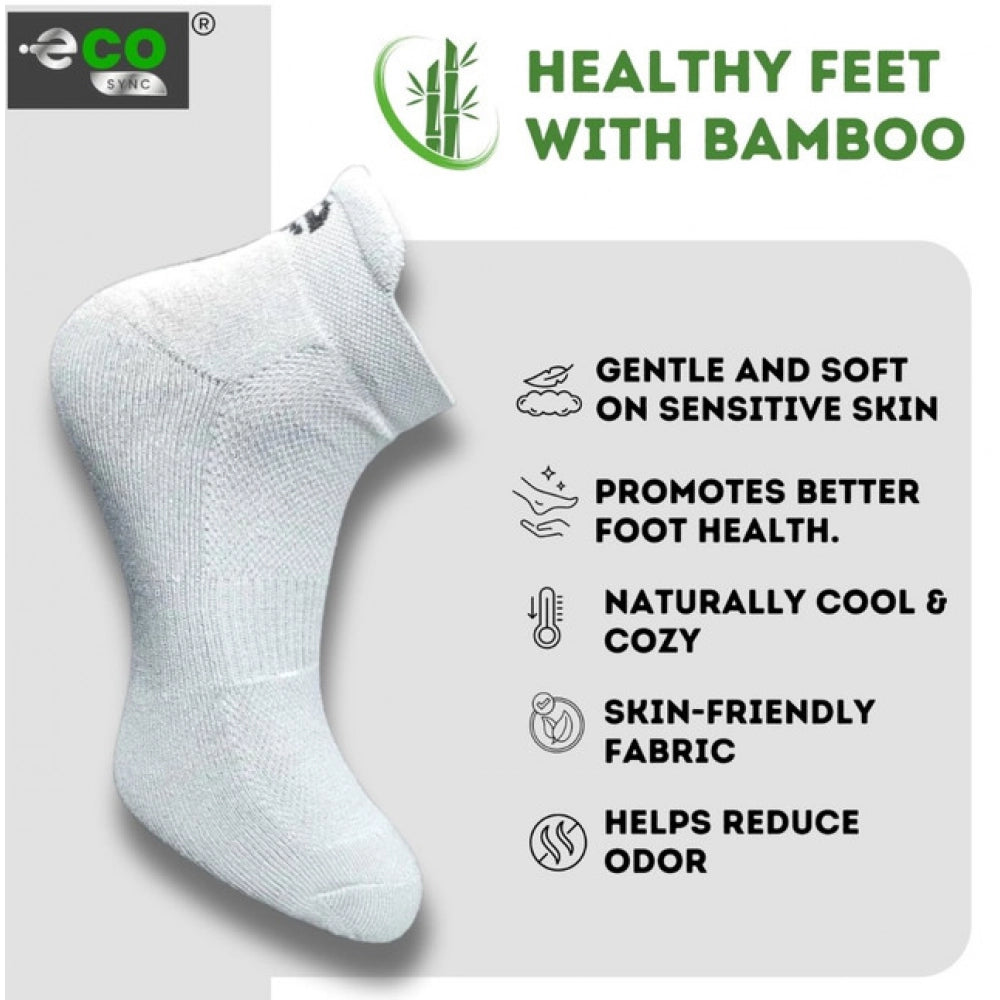 Generic 4_Pair Set Unisex Casual Cotton Printed Ankle Length Socks (Multicolor)