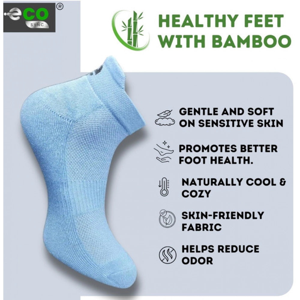 Generic 4_Pair Set Unisex Casual Cotton Printed Ankle Length Socks (Multicolor)