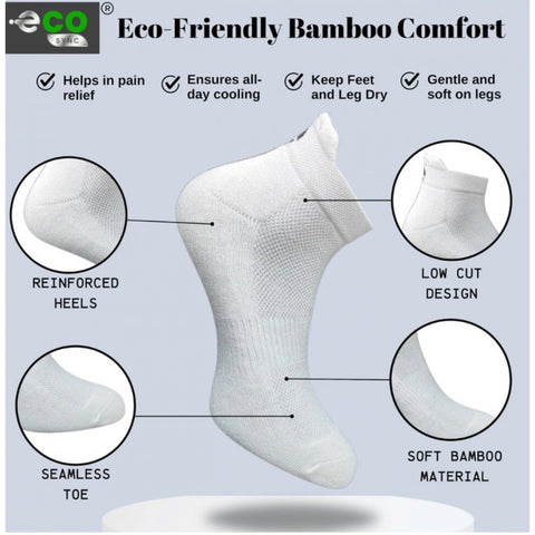 Generic 4_Pair Set Unisex Casual Cotton Printed Ankle Length Socks (Multicolor)