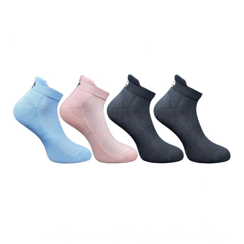 Generic 4_Pair Set Unisex Casual Cotton Printed Ankle Length Socks (Multicolor)