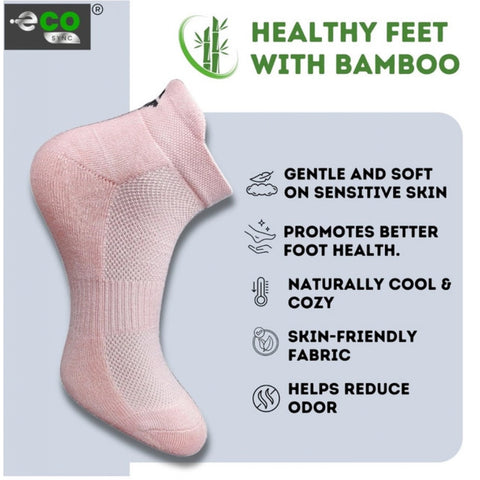 Generic 4_Pair Set Unisex Casual Cotton Printed Ankle Length Socks (Multicolor)