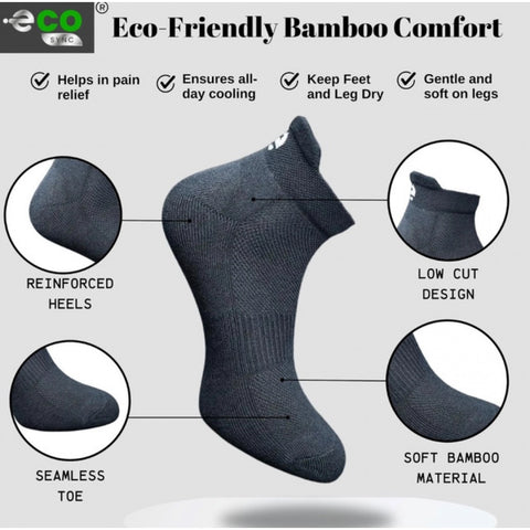 Generic 4_Pair Set Unisex Casual Cotton Printed Ankle Length Socks (Multicolor)