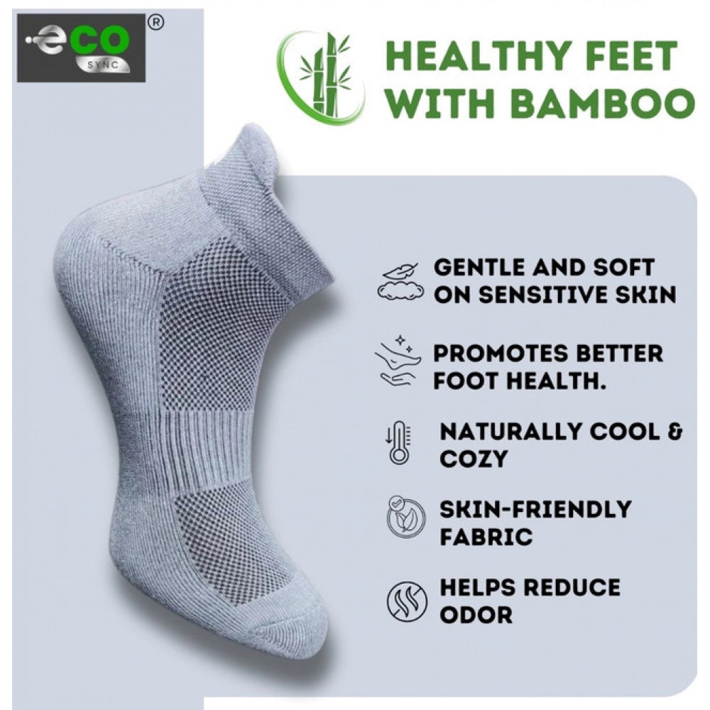 Generic 4_Pair Set Unisex Casual Cotton Printed Ankle Length Socks (Multicolor)