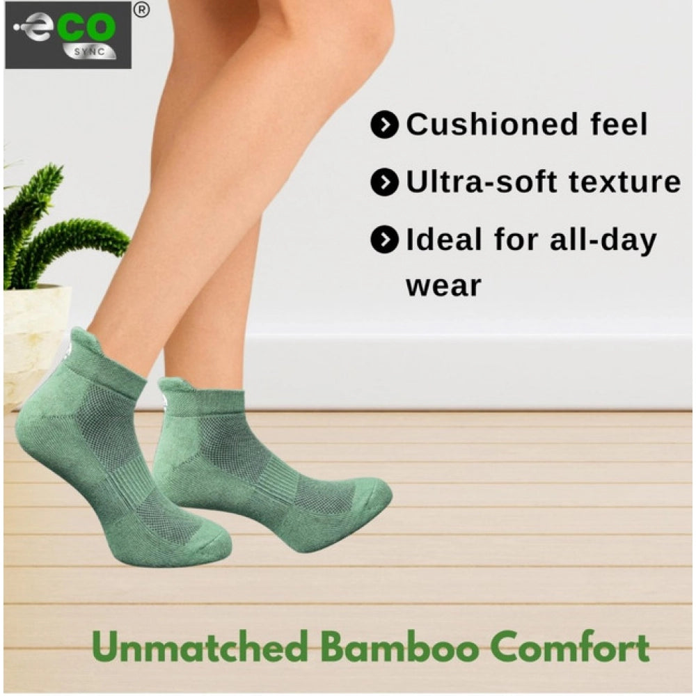 Generic 4_Pair Set Unisex Casual Cotton Printed Ankle Length Socks (Multicolor)