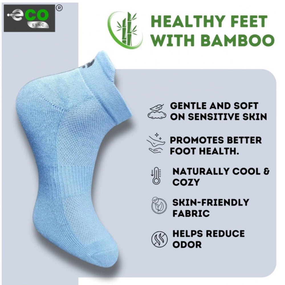 Generic 4_Pair Set Unisex Casual Cotton Printed Ankle Length Socks (Multicolor)