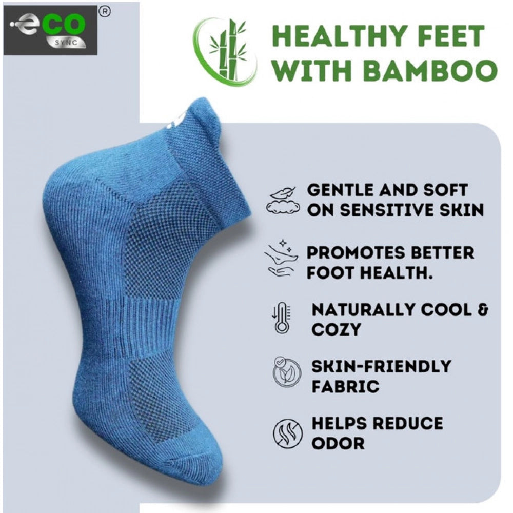 Generic 4_Pair Set Unisex Casual Cotton Printed Ankle Length Socks (Multicolor)