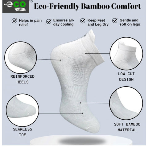 Generic 4_Pair Set Unisex Casual Cotton Printed Ankle Length Socks (Multicolor)